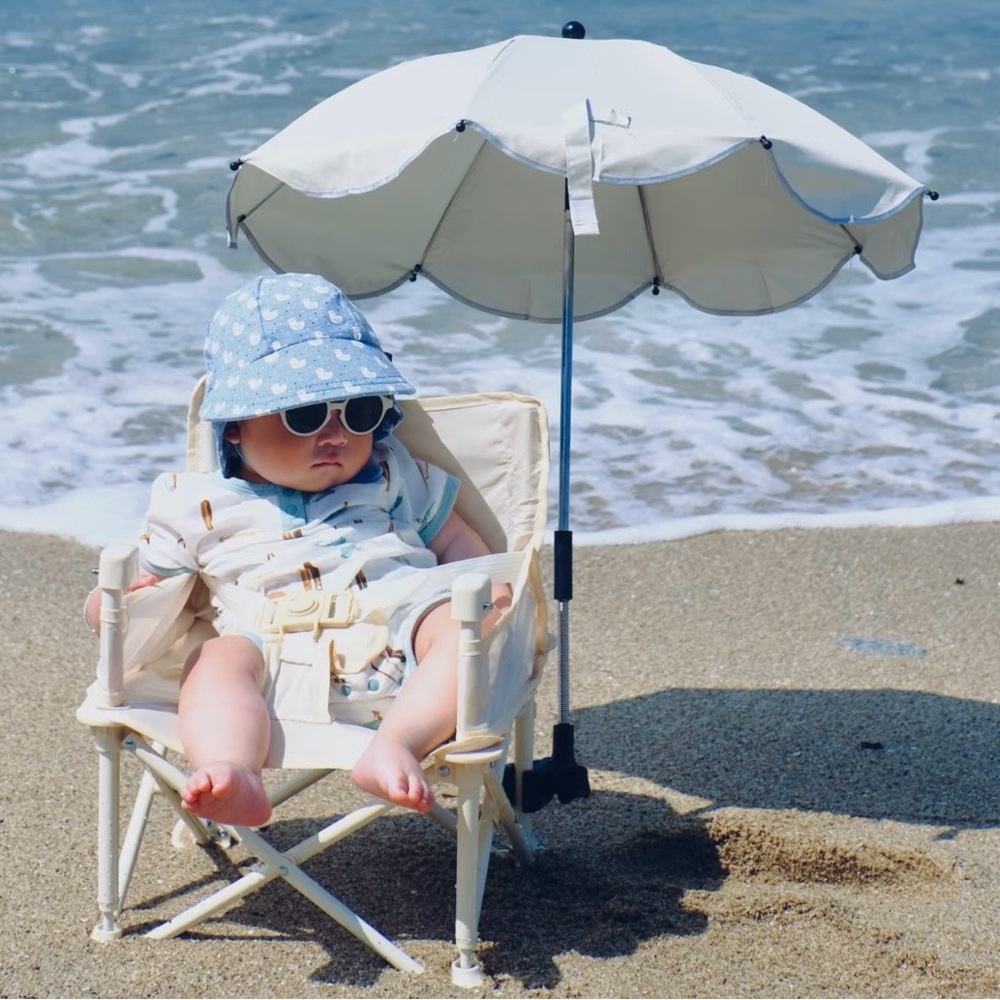 Portable Kids Booster Seat Beach Camping Chair with Detachable Tray